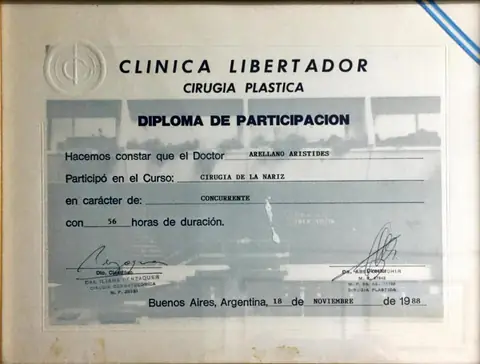 Curso: cirugía de la nariz — Clínica Libertador, Cirugía Plástica · Buenos Aires