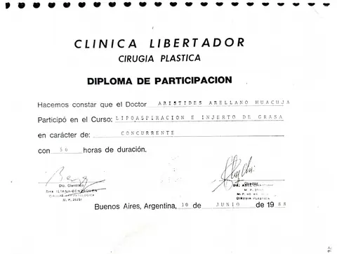 Curso de lipoaspiración (56 h) — Clínica Libertador · Buenos Aires