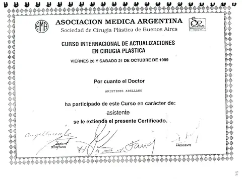 Curso internacional de actualizaciones en Cirugía Plástica — Sociedad de Cirugía Plástica de Buenos Aires