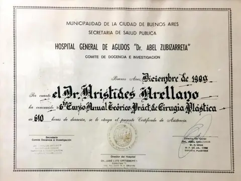 Constancia — Comité de Docencia e Investigación, Hospital Zubizarreta — Municipalidad de la Ciudad de Buenos Aires
