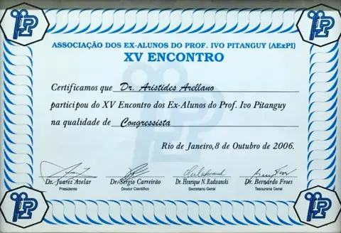 XV Encontro dos Ex-Alunos do Prof. Ivo Pitanguy — AExPI · Río de Janeiro