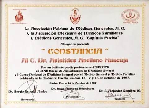 Ponente — XII Curso de Actualización en Medicina General — Asociación Poblana de Médicos Generales · Puebla, 16–18 de octubre de 1997