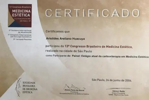 13º Congresso Brasileiro de Medicina Estética — panelista — Panel: estado actual de la carboxiterapia · São Paulo, 21–24 de junio de 2006