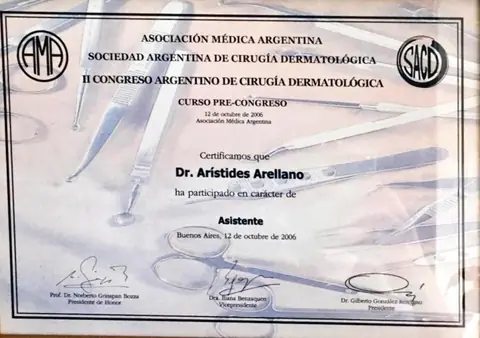 II Congreso Argentino de Cirugía Dermatológica — curso pre-congreso — Asociación Médica Argentina · Buenos Aires, 12 de octubre de 2006