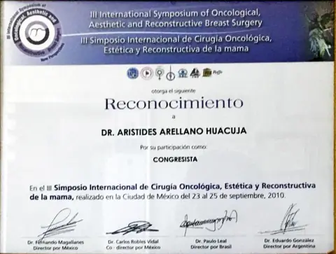 III Simposio Internacional de Cirugía Oncológica, Estética y Reconstructiva de Mama — 2010