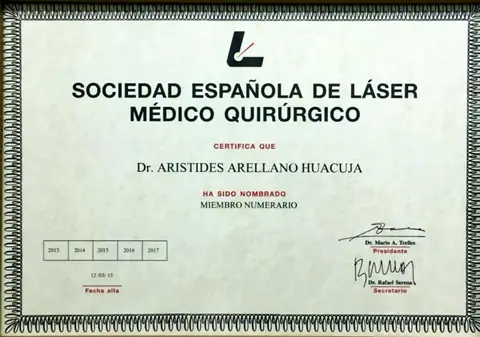 Miembro numerario — Sociedad Española de Láser Médico Quirúrgico — SEMLQ · alta el 12 de marzo de 2013