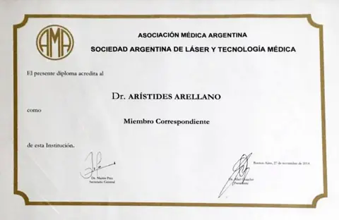 Miembro correspondiente — SALTEM — Sociedad Argentina de Láser y Tecnología Médica · Asociación Médica Argentina