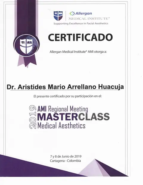 AMI Masterclass Medical Aesthetics — Allergan Medical Institute — Cartagena, Colombia · 7–8 de junio de 2019