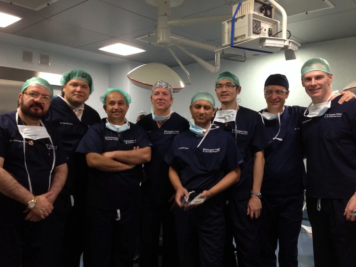 European College of Aesthetic Medicine & Surgery (ECAMS) — entrenamiento quirúrgico, Milán, Italia