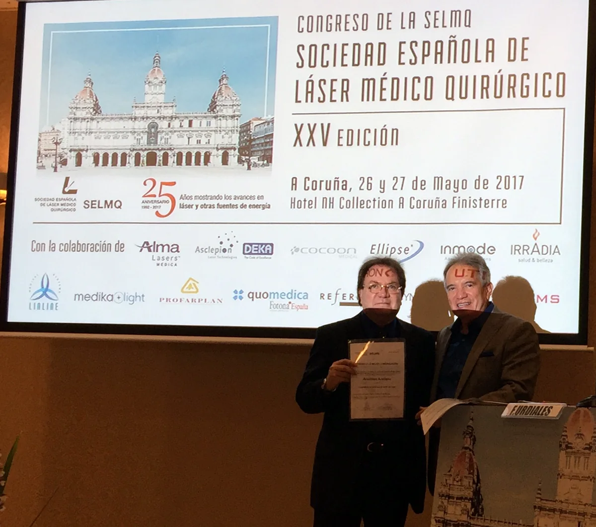 SELMQ · XXV Congreso (25.º aniversario) — reconocimiento en A Coruña, España · 2017