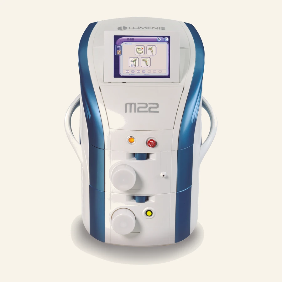 Lumenis Stellar M22 · Lumenis — equipo del consultorio del Dr. Arístides Arellano en Puebla